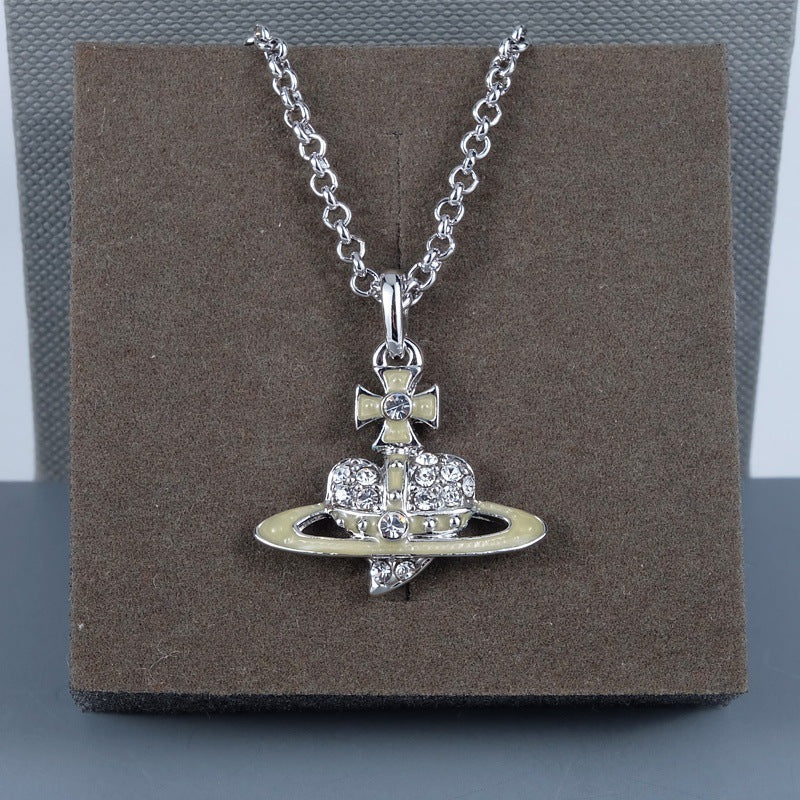 Vivienne Westwood small love pendant necklace women's high sense
