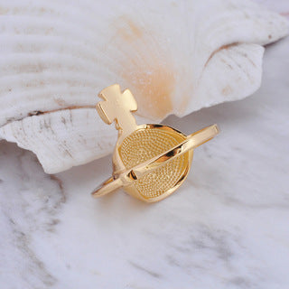 Vivienne Westwood Solid Orb series semi-Stereo Ring