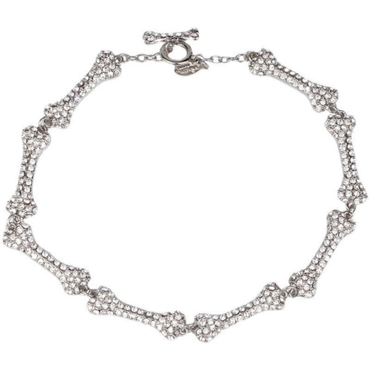 Vivienne Westwood eight bones full diamond necklace light luxury high-end sense