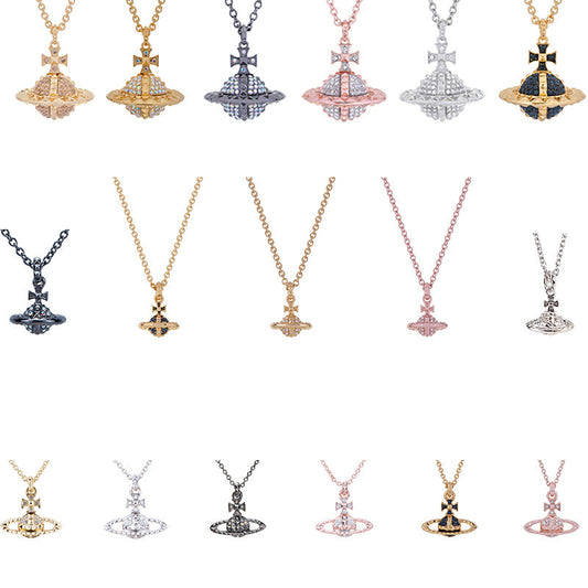 Vivienne Westwood rivet series necklace punk exquisite luxury pendant