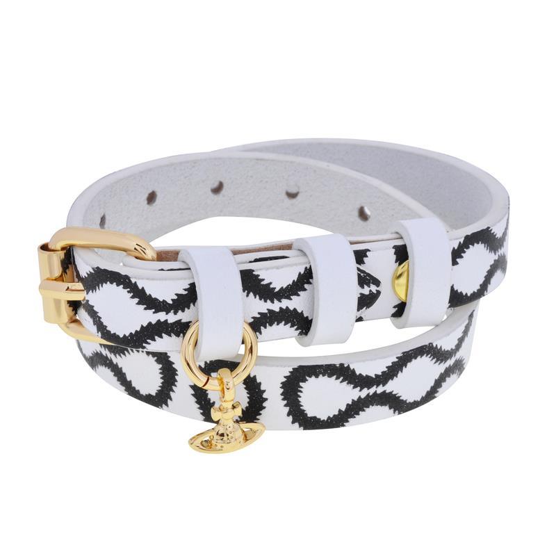 Vivienne Westwood Squiggle pirate pattern leather rope