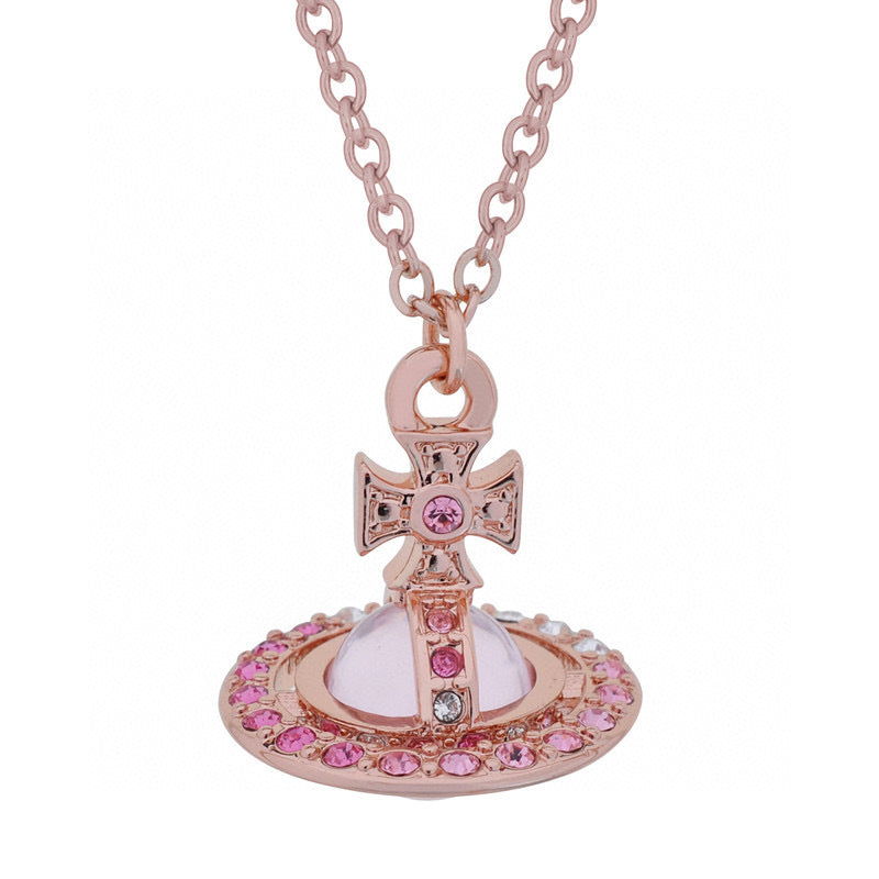Vivienne Westwood ORB necklace Japan limited three-dimensional gradient color diamond