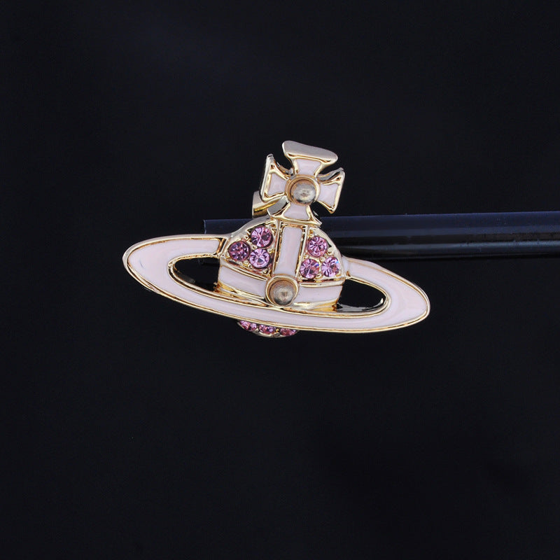 Vivienne Westwood paint stud earrings punk European and American style eardrops