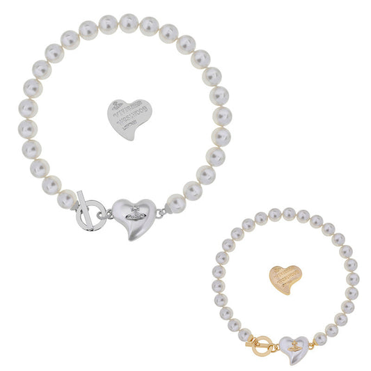 Vivienne Westwood love pearl pendant necklace European and American style high sense