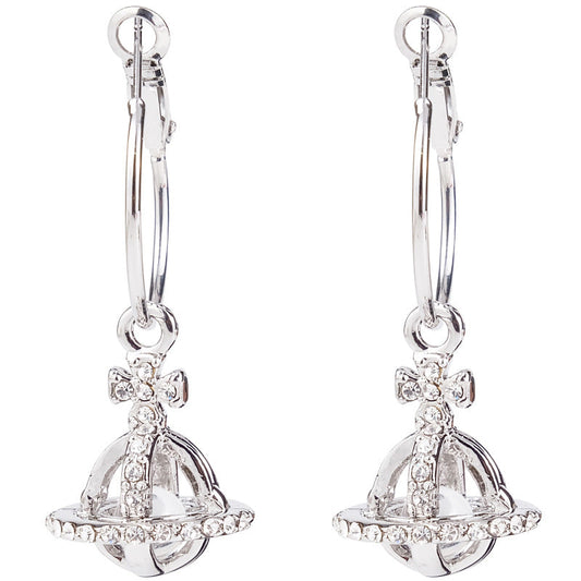 Vivienne Westwood activity Crystal eardrops female personality punk European and American style