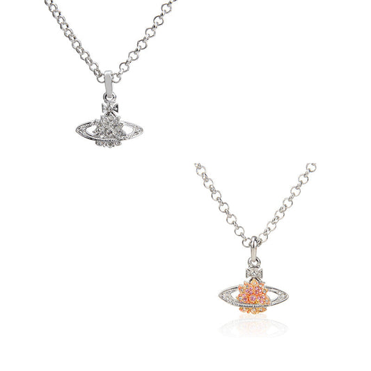 Vivienne Westwood Wildflower Series necklace pendant personalized graceful and wild