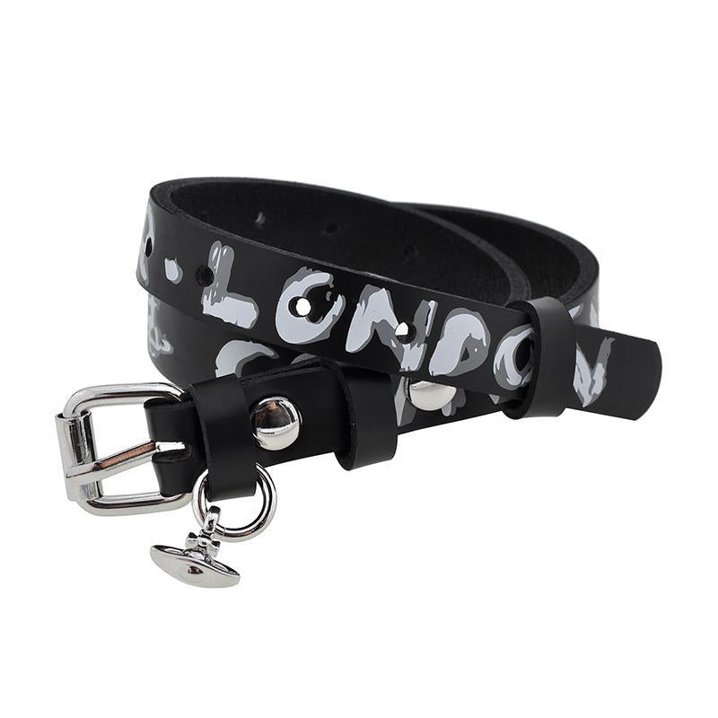 Vivienne Westwood Squiggle pirate pattern leather rope