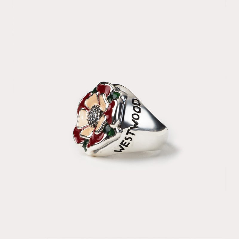 Vivienne Westwood Tudor Rose ring graceful personality niche