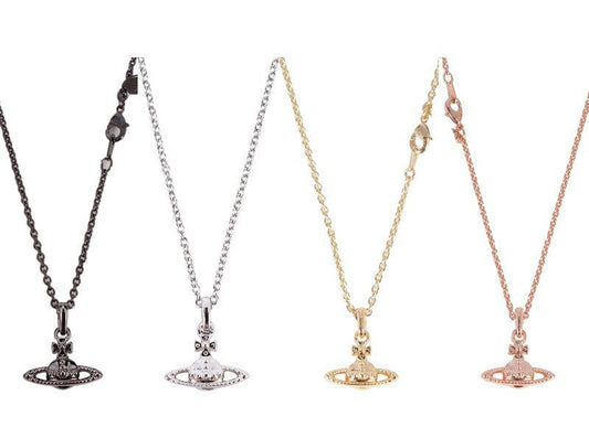 Vivienne Westwood diamond-free frosted pendant necklace