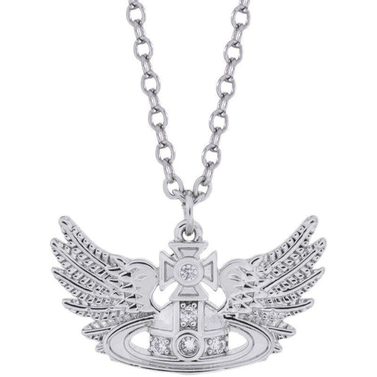 Vivienne Westwood flying wings pendant necklace European and American personalized punk