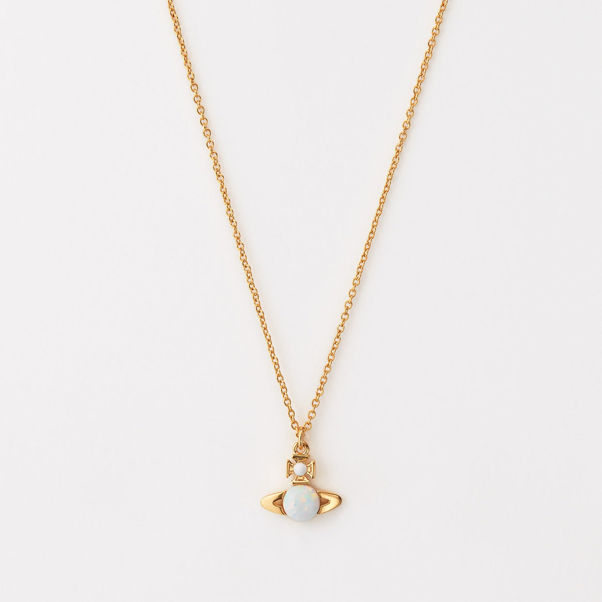 Vivienne Westwood ISABELITTA opal stone necklace spring and summer New
