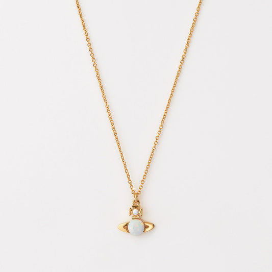 Vivienne Westwood ISABELITTA opal stone necklace spring and summer New