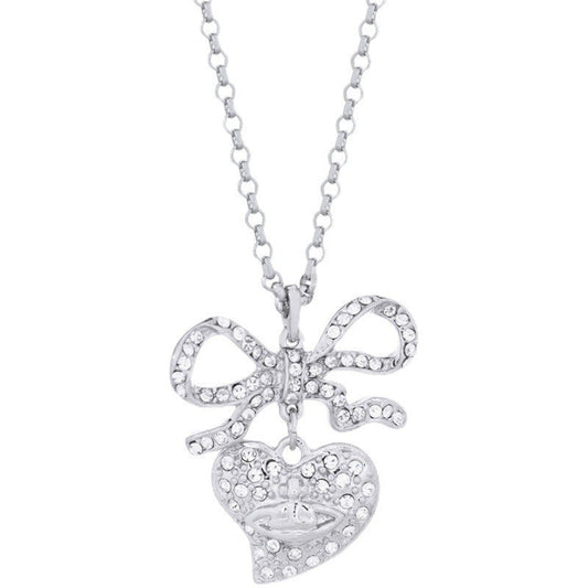 Vivienne Westwood romantic bow love pendant necklace