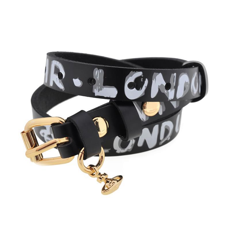 Vivienne Westwood Squiggle pirate pattern leather rope