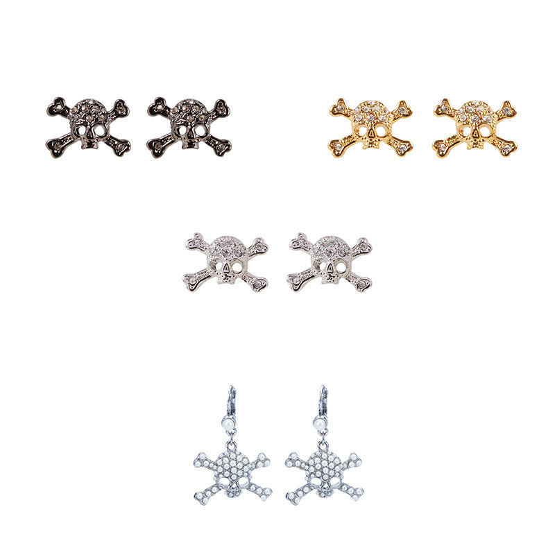 Vivienne Westwood skull series ear studs