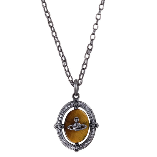 Vivienne Westwood bronze pendant necklace