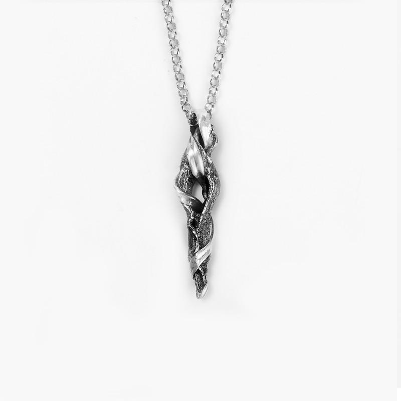 National Style Trendy Tibetan Ethnic Style Golden Wing Dapeng Bird Pendant Necklace Collectables-Autograph Accessories Handsome Pendant