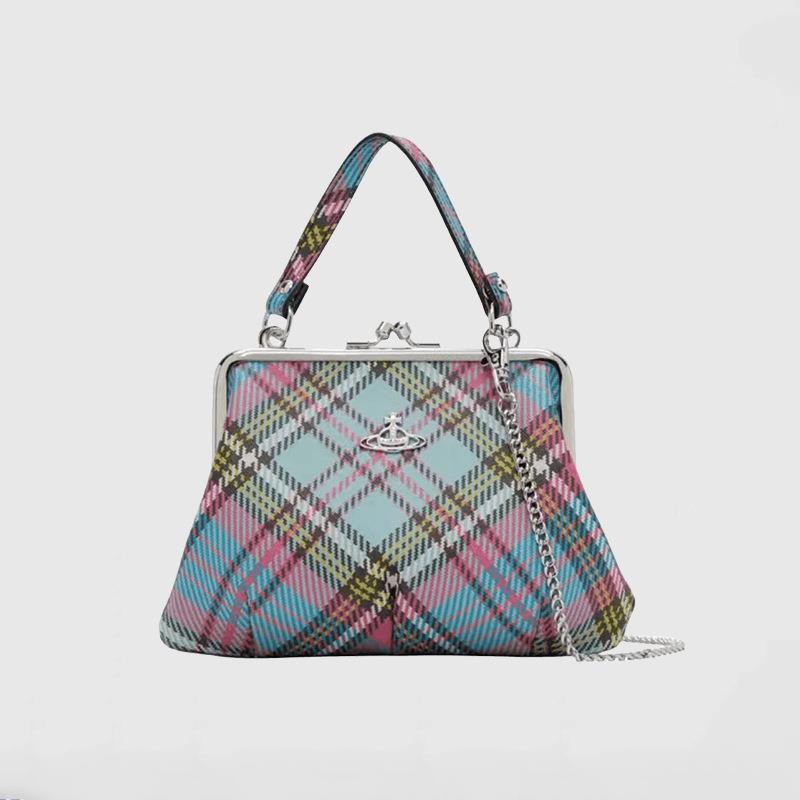 Vivienne Westwood Velvet Crossbody Handbag