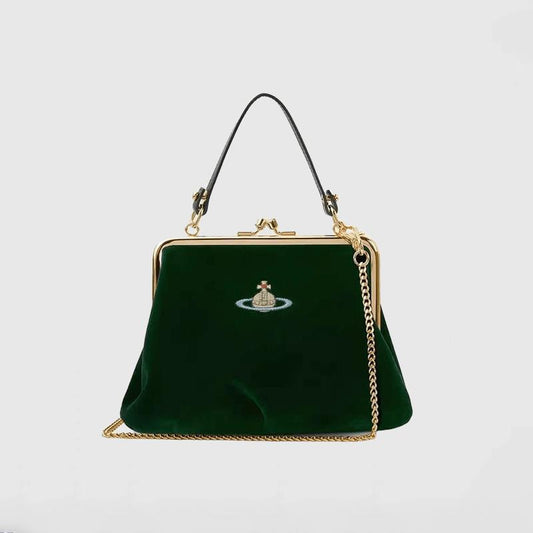 Vivienne Westwood Velvet Crossbody Handbag