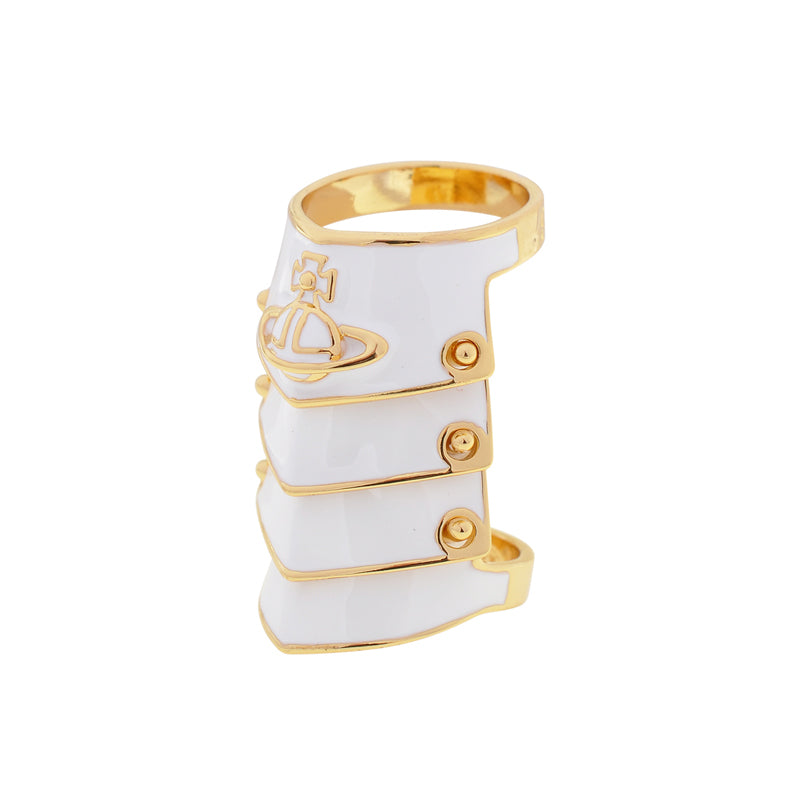 vivienne westwood japan colorful armor  rings