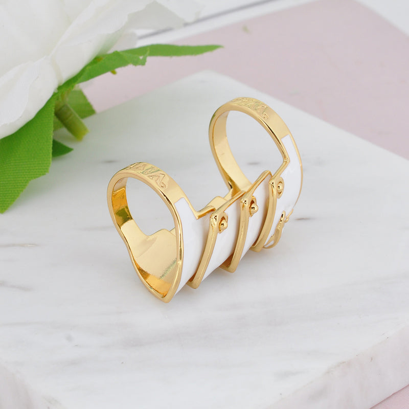 vivienne westwood japan colorful armor  rings