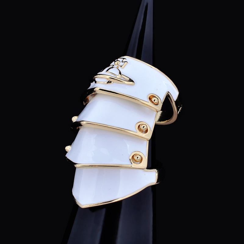 vivienne westwood japan colorful armor  rings